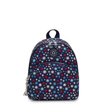 Kipling Paola Small Printed Rugzak Blauw | België 1614CT